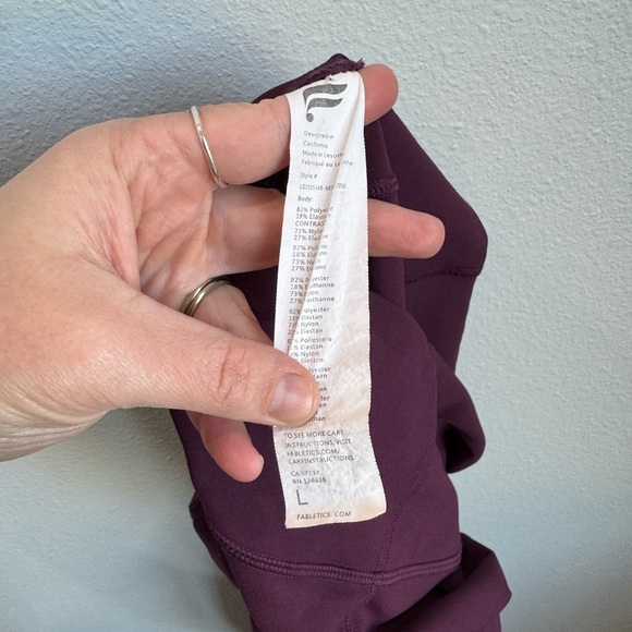 Fabletics PureLuxe Plum Leggings - Picture 8 of 8